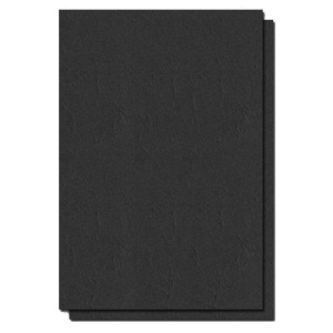 Coperti carton imitatie piele, A4, 250 g/mp, negru, 100 coli/top