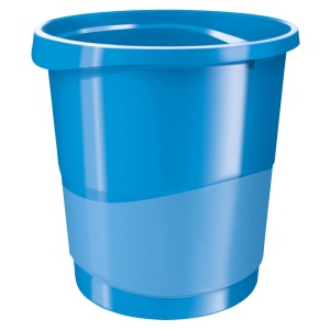 Cos de birou pentru hartii, 14l, albastru, ESSELTE VIVIDA