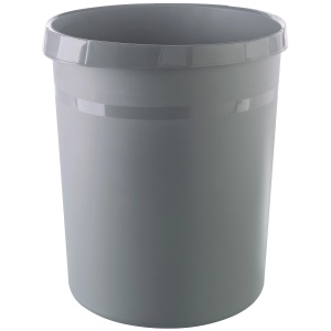 Cos de birou pentru hartii, 18l, gri, HAN Grip