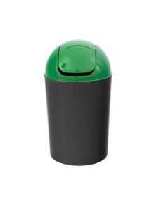 Cos pentru colectare selectiva, 12 l, verde, DELTA