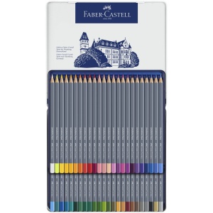 Creioane colorate FABER-CASTELL Goldfaber Aqua 48 culori/set - Img 2