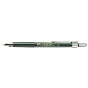 Creion mecanic, 0.7mm, verde, FABER-CASTELL TK-FINE - Img 2