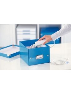 Cutie depozitare mica, 220x160x282 mm, albastru, LEITZ WOW Click&Store - Img 2