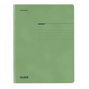 Dosar de carton plic, 320 g/mp, verde, FALKEN