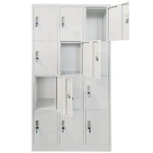 Dulap metalic cu 12 compartimente, 90x40x185 cm, RFG - Img 2