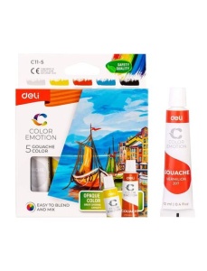 Guase 5 buc/set, 12 ml, DELI Color