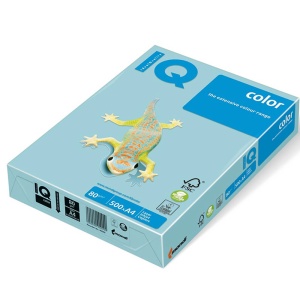 Hartie colorata A4, 80 g/mp, 500 coli/top, blue, MONDI IQ Color Pastel