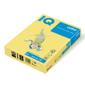 Hartie colorata A4, 80 g/mp, 500 coli/top, galben, MONDI IQ Color Pastel
