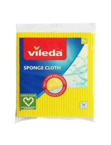 Lavete umede VILEDA Sponge Cloth, 5 buc/set - Img 3