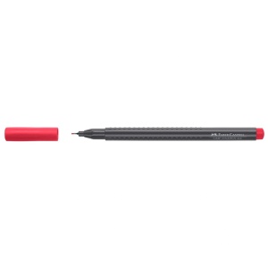 Liner 0.4 mm, rosu, Grip FABER-CASTELL