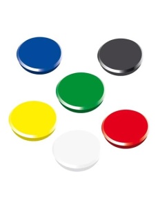 Magneti pentru table, D 32 mm, 10 buc/cutie, negru, ALCO - Img 2