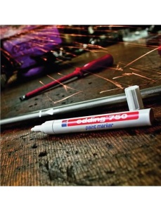 Marker cu vopsea, varf 2-4 mm, negru, EDDING 750 - Img 5