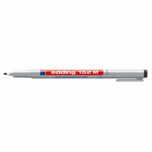 Marker nepermanent OHP, varf 1.0 mm, negru, EDDING 152