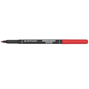 Marker permanent 1 mm, rosu, CENTROPEN 2536