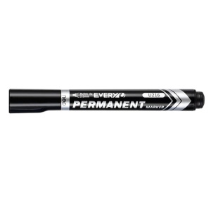 Marker permanent, varf 2.5mm, negru, DELI U216