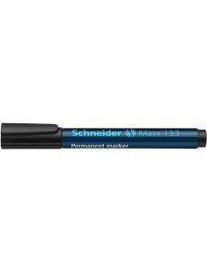 Marker permanent, varf tesit 1-4 mm, negru, SCHNEIDER Maxx 133 - Img 3