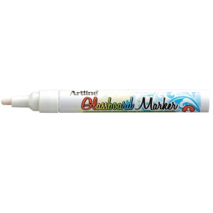Marker tabla magnetica sticla, alb, ARTLINE Glassboard