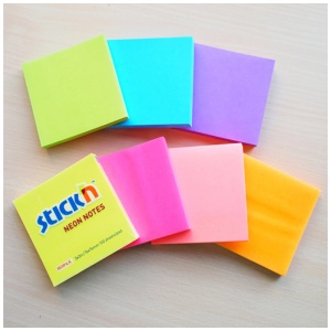 Notes autoadeziv 76x76 mm, 100 file, verde neon, STICK'N - Img 2