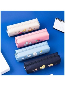 Penar etui 1 fermoar, culori asortate, DELI Lovely - Img 3