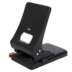 Perforator de birou, 45 coli, metalic, negru, DELI E0143