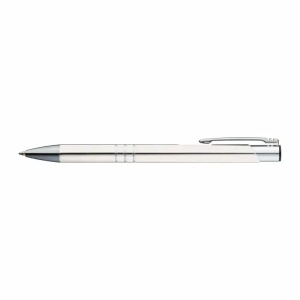 Pix cu mecanism, metalic, alb, ASCOT