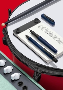 Pix FABER-CASTELL HEXO M ALBASTRU MAT - Img 3