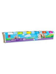 Plastilina modelatoare 12 culori/set, 100 g, Dough DELI