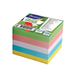 Rezerva cub din hartie color 8.5x8.5cm, 800 file/set FORPUS 41802