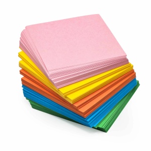 Rezerva cub hartie color 9x9cm, 500 file/set, PAPERLAND Intens - Img 2