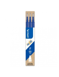 Rezerva roller 0.5 mm, albastru, 3 buc/set, PILOT Frixion