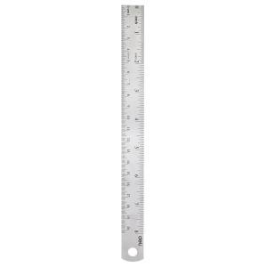 Rigla metal 20 cm DELI - Img 2