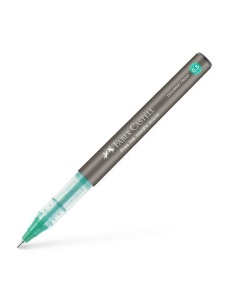 Roller 0.5 mm, varf ac, verde, FABER-CASTELL Free Ink Needle - Img 2