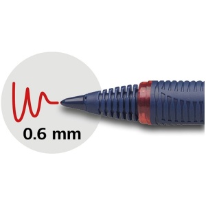 Roller cu cerneala, 0.6 mm, rosu, SCHNEIDER One Business - Img 4