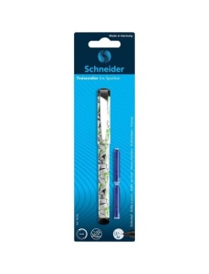 Roller cu cerneala si 2 rezerve, SCHNEIDER Inx Sportive