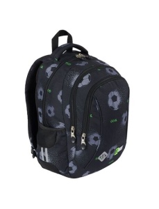 Rucsac baieti, 3 compartimente, Pixel Soccer, ST.RIGHT BP26