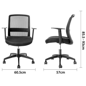 Scaun birou ergonomic, spatar Mesh, 87080 DELI - Img 2