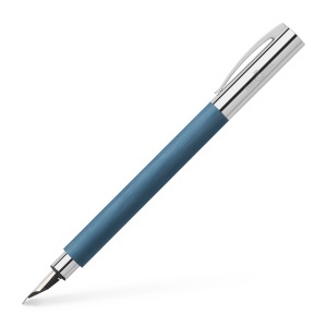 Stilou, penita medie, albastru, Ambition Precious Resin FABER-CASTELL - Img 3
