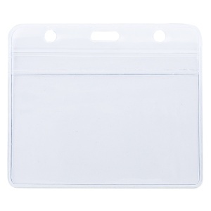Suport carduri orizontal cu fermoar, 91x56 mm, 10 buc/set, DELI - Img 3