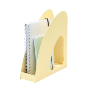 Suport vertical plastic pentru cataloage, galben, HAN Re-Loop Pastel - Img 2