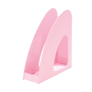 Suport vertical plastic pentru cataloage, roz, HAN Re-Loop Pastel