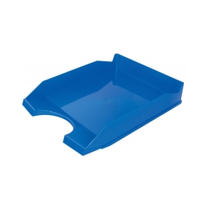 Tavita documente, plastic, albastru, Office Products