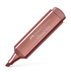 Textmarker FABER-CASTELL 1546 Metallic, rosu - Img 3