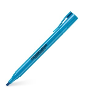 Textmarker, varf tesit 1-4 mm, albastru, FABER-CASTELL 38