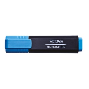 Textmarker, varf tesit 1-5 mm, albastru, OFFICE PRODUCTS - Img 2