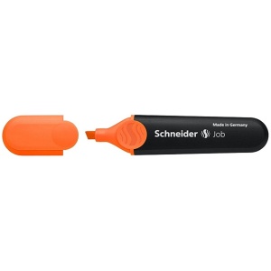 Textmarker, varf tesit 1-5mm, portocaliu, SCHNEIDER Job