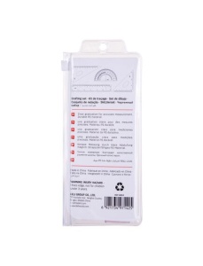 Trusa geometrie 4 piese DELI H652 - Img 3
