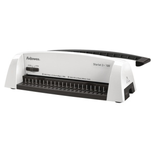 Aparat de indosariat manual, inele plastic, max. 120 coli, FELLOWES STARLET 2+