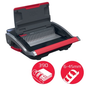 Aparat de legat cu inele din plastic GBC CombBind CB25 - Img 3
