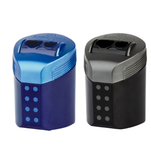Ascutitoare dubla cu container FABER-CASTELL, Roll-On dots