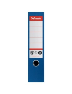 Biblioraft A4 carton reciclat, 7.5 cm, albastru, ESSELTE NO. 1 Power - Img 3
